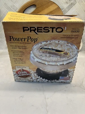Presto Power Pop Microondas Palomitas Popper Orville Redenbacher's 04830 Nuevo Foto 1 de 4
