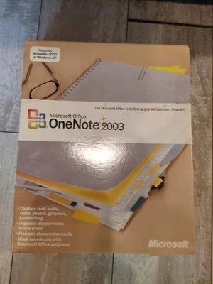Microsoft Office One Note 2003 Computer Software - Image 1 of 2