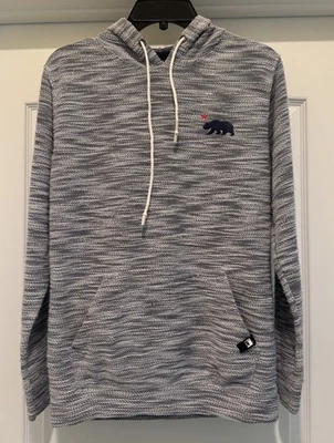 Dikotomy Premium Basics Gris California Bear Sudadera con Capucha Suéter Pullover Hombres Pequeño Foto 1 de 4