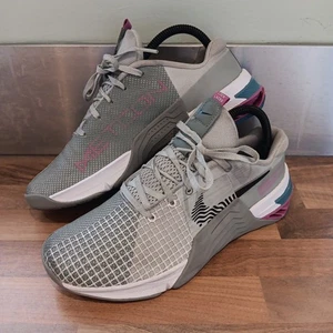 Nike Metcon 8 Trainers Crossfit Gym Womens Size UK6 EUR40 Grey - Picture 1 of 14