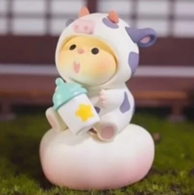 Hamster Koko Lucky Beast Series COW WITH MILK BOTTLE 🐹🍼🐮 Vinyl Figure NEW - Image 1 of 4