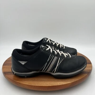 Size 8.5 Nike Delight Womens Black Golf Shoes Soft Spike Cleats 418355-010 EUC - Image 1 of 4