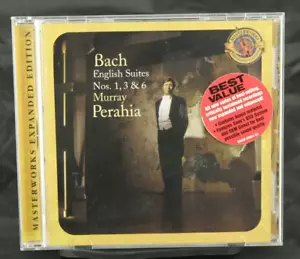Bach English Suites 1 3 6 Murray Perahia Masterwork erweiterte Edition CD kostenloser Versand - Bild 1 von 4