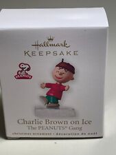 Hallmark Ornament Peanuts Gang Miniature  Charlie Brown on Ice NIB