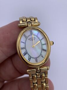 Vintage Rotary Mop Face ladies Goldplated Watch 4807