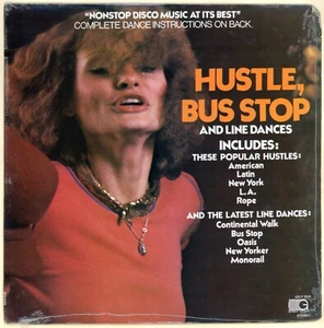 Hustle, Bus Stop and Line Dances - New 1970s Dancing Practice LP Record! - Imagen 1 de 3