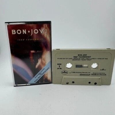 Bon Jovi - 7800 Fahrenheit (cassette) 1985 TESTED WORKS - Image 1 of 3