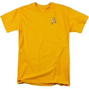 Star Trek Command Uniform Captain Kirk Men’s T-Shirt S-3XL Officially Licensed - Picture 1 of 2