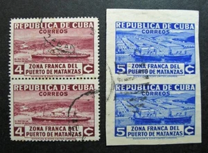 West Indies 1936 Scott #326-327 Used Pairs - Scott 2010 Catalogue Value $.80+! - Picture 1 of 2