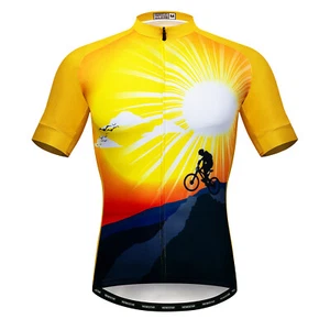 Men Cycling Jersey Biking Gear Jersey Shirt Clothes Bicycle Cycling Clothes - Picture 1 of 22