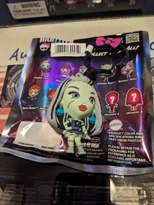 *Frankie Stein* Monster High Monogram Figural 3D Bag Clips Series 1 - Picture 1 of 2