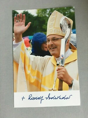 RUDOLF VODERHOLZEN  Bischof von Regensburg signed DRUCK Autogrammkarte 8x13  - Bild 1 von 2