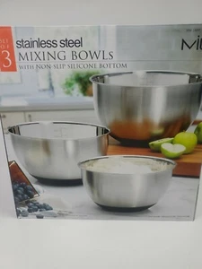 MIU Edelstahl Mischschalen, 3er-Set offene Box - Bild 1 von 7