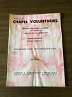 Gerard Alphenaar Chapel Voluntaries #4 Organ Sheet Music Religious Devotional 