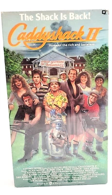Caddyshack 2 (VHS, 1989) Super Rare Factory Sealed WHV Watermark & Stamp Murray - Image 1 of 4