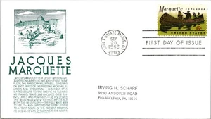 FDC 1968 SC #1356 Green Anderson Cachet - Sault St Marie, Mi - Single - F78048 - Picture 1 of 2