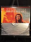 Braveheart 1995 Mel Gibson Widescreen Edition Laserdisc Movie Tested Works
