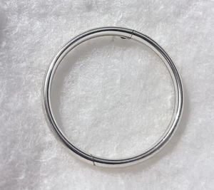 STERLING SILBER 925 SÄUGLING BABY ARMREIF ARMBAND SCHARNIER - Bild 1 von 3