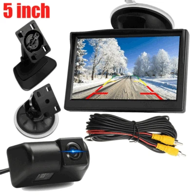 For Ford Transit & Connect 5" Monitor Dual Mounts Rear View Reversing Camera Kit - Image 1 of 4