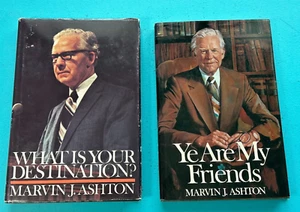 Ye Are My Friends What is Your Destination Marvin Ashton SIGNIERT Mormon HLT 2 Bände - Bild 1 von 4