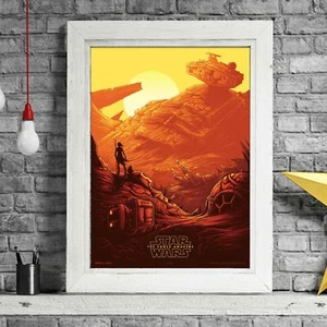 STARS WARS 7 VII - Movie Poster Picture Print Sizes A5 to A0 **FREE DELIVERY** - Picture 1 of 14