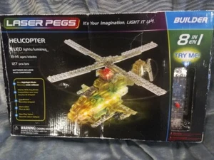 Laser Pegs Helicopter 8‑in‑1 Builder Set #81012. New, Sealed Box. - Picture 1 of 1