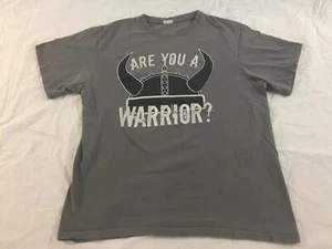 Warrior Dash Are You A Warrior? Men's T-Shirt Size S Gray - Picture 1 of 4