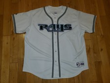 2003 Majestic Rocco Baldelli TAMPA BAY DEVIL RAYS 5 Stitched MLB Team JERSEY XXL