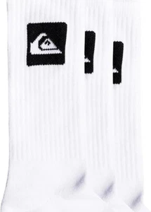 Crew Pack Chaussettes Pack de 5 para Hombre Calcetines Quiksilver LOGOwhite - Imagen 1 de 1