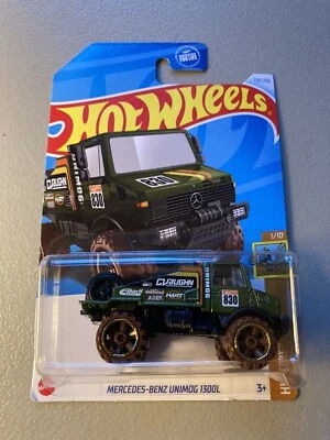 Hot Wheels Mercedes-Benz Unimog 1300L Factory Sealed Mint In Packaging - Image 1 of 4