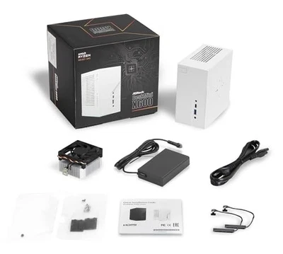 NEW ASRock DeskMini X600 AMD Ryzen 8000/7000 Series Compatible X600 Chipset DDR5 - Image 1 of 4