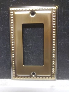 Antiker Messing 1-Gang Dekorateur/Wippe Wandteller (1er Pack) - Bild 1 von 1