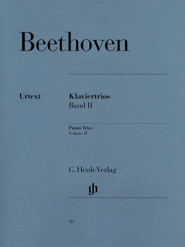 Beethoven Piano Trios Vol II Violin & Cello Henle Urtext Sheet Music Book - Image 1 of 1