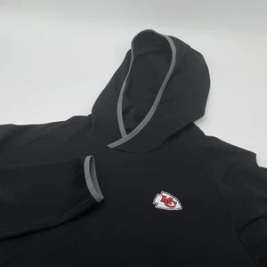 Cutter & Buck Kansas City Chiefs Performance Pullover Golf Hoodie Mens 2XL Black - Picture 1 of 7