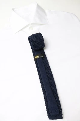 Галстук мужской ALPI один размер синий вязаный - Изображение 1 из 4