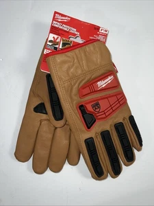 Guanti a impatto Milwaukee 48-22-8771 Med livello 3 in pelle di capra resistenti al taglio - Foto 1 di 3