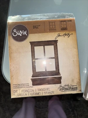 Sizzix Bigz Tim Holtz Alterations 658780 Die Window & Window Box - Image 1 of 2