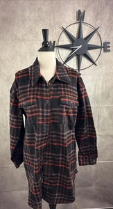 The Get Women's Long Shacket Size Large - Picture 1 of 14