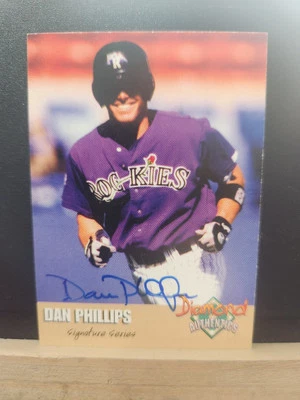 2000 Diamond Authentics Autographs #12 Dan Phillips /3250 (AU, RC) - Image 1 of 2