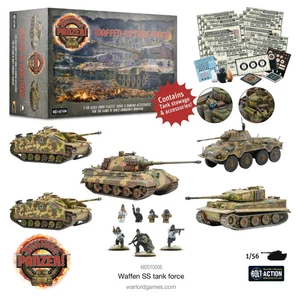 Soldatini 28mm Attention Tanks! Waffen-SS tank force - WARLORD GAMES 482010006 - Picture 1 of 1