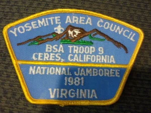 MINT 1981 JSP Yosemite Area Council Trrop 9 Ceres, California - Picture 1 of 1