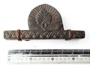 HIGH QUALITY Antique Lisu Hill Tribe Teak Opium Scale Poppy Design 19th.c - Picture 1 of 4