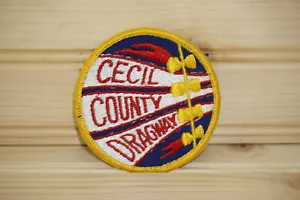 CECIL COUNTRY DRAGWAY, 3" Embroidered Patch - Picture 1 of 3