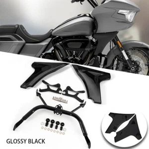 Side Panel Brackets Support Spoiler Fit For Harley CVO Road Glide FLTRXSE 2023+ - Picture 1 of 12