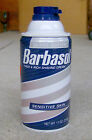RARE vintage 1980s BARBASOL shaving cream can/tin PFIZER toiletries OLD PROP