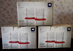 3 x 2 Teegläser, 4teilig, Leonardo "Star", mit Filzuntersetzern, 30 cl - Picture 1 of 1