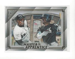 2020 Topps Gallery Master and Apprentice #MA6 Luis Robert/Frank Thomas White Sox - Picture 1 of 1