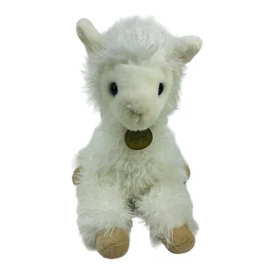 Aurora Miyoni Tots Alpaca Llama White 8 Inch Plush Stuffed Animal Toy - Picture 1 of 10