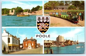 Postcard Poole Dorset England posted 1971 - Picture 1 of 2