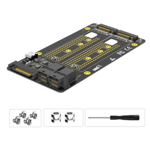 Dual M.2 NVME SSD to Dual SFF-8643 Adapter - Picture 1 of 7
